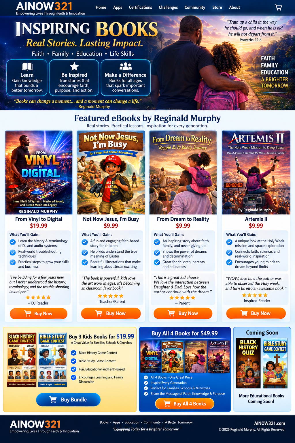 AINOW321 Featured eBooks by Reginald Murphy